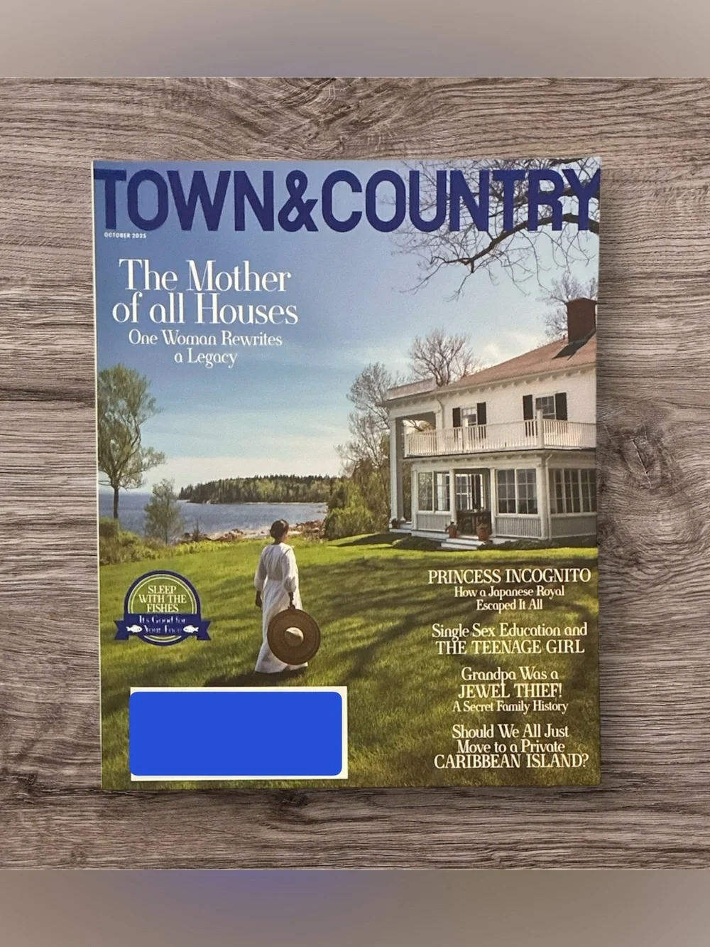 Town and Country Magazine October 2025 Princess Incognito Mother Of All Houses